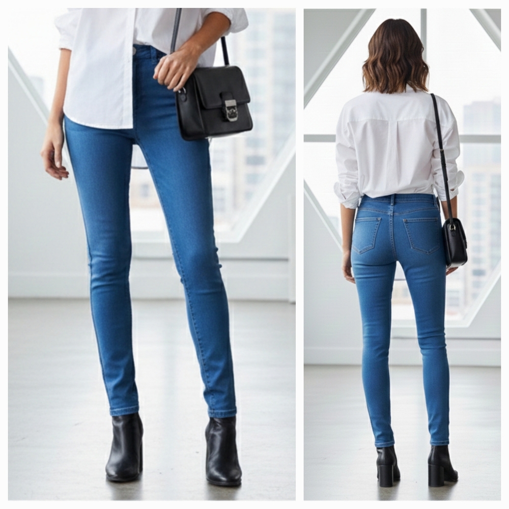 NWT Dr. Denim Jeans M Modern Contemporary High Rise Sculpt Stretch Skinny Jeans
